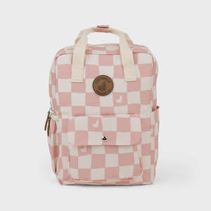 Cry Wolf: MINI BACKPACK Pink Check