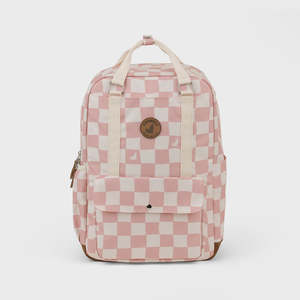 Cry Wolf: KNAPSACK Pink Check