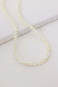 Jewellery: Valentina Necklace - White