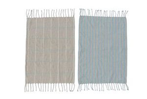 OYOY Living Design: Gobi Tea Towel - 2 Pcs/Pack TOURMALINE/GREY