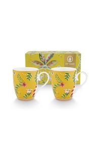 Set/2 Mugs Large La Majorelle Yellow 350ml