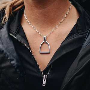 Pendant: Large Stirrup | Equestrian Pendant