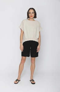 Tops: TWO BY TWO LAUREN TOP - OATMEAL