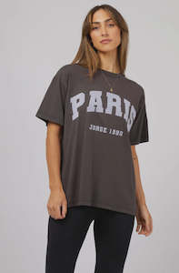 Tops: JORGE PARIS TEE - WASHED BLACK - 8344034.WBLK