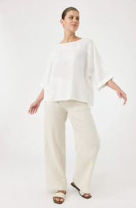 EB & IVE STUDIO RELAXED TOP - SALT - 2494701