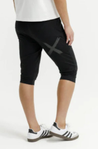 Home Lee: HOME-LEE 3/4 APARTMENT PANTS -  BLACK WITH MATTE BLACK X - HL127 BMX