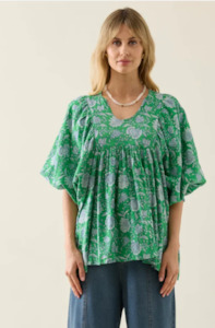 Isle Of Mine: ISLE OF MINE WILMA TOP - GREEN - 4546504