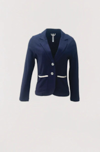Lemon Tree Design: LEMON TREE DESIGN - CLAUDIA SWEAT JACKET - NAVY - 244LTDSS25