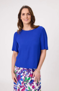 LEMON TREE DESIGN - BETTINA TOP - COBALT - 246LTDSS25