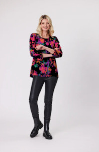 Lemon Tree Design: LEMON TREE DESIGN - HENRIETTA TOP - CERISE - 105LTDAW25