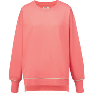 Moke Nz: MOKE NZ SUZY SWEATER - SUNSET CORAL - SUZYSUNC