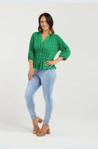 SEDUCE GRACE TOP - GREEN - S4022C