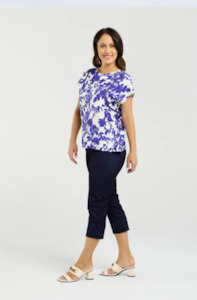 Seduce: SEDUCE STELLA TOP - COBALT BLOSSOM - S4007-2