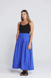 THING THING ARIA SKIRT - COBALT BLOSSOM - TTW4178 04