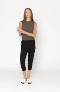 Two By Two: TWO BY TWO CASSIA TOP - COFFEE - KN1003