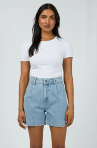 All About Eve: ALL ABOUT EVE STEVIE DENIM SHORT - LIGHT BLUE - 64D0200.L.BU