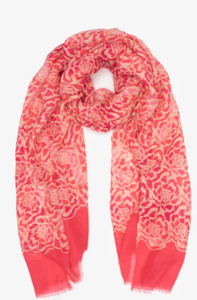 Antler: ANTLER ROSETTA SCARF - PINK SWIRL - AS26-RST