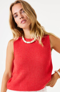 GARCIA SINGLET TOP - RUBY RED