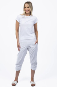 Humidity Lifestyle: HUMIDITY LIFESTYLE CASTAWAY PANT - WHITE - HS25301