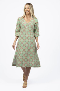 HUMIDITY LIFESTYLE MARRAKESH MIDI DRESS - MARRA PRINT - HS25241