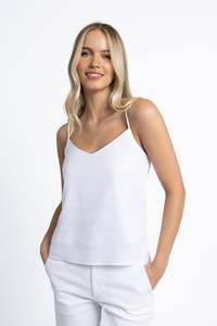 HUMIDITY LIFESTYLE EVIE CAMI - WHITE
