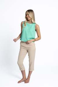 HUMIDITY LIFESTYLE LA LIDO PANT - LATTE