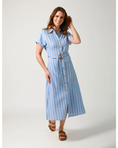 Stella Gemma: STELLA & GEMMA KINSLEY DRESS - CAPRI STRIPE