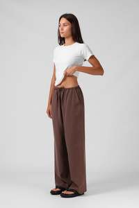 Pants: RPM CLOTHING - NORMA PANT - CHOCOLATE