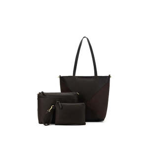 BLACK CAVIAR RENEE HANDBAG SET - COCO