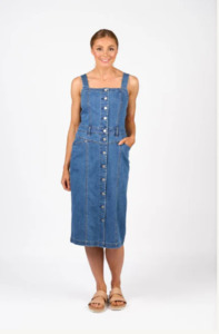 Knewe: KNEWE NOVEL DRESS - BLUE DENIM - K1062