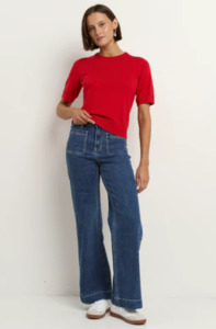 Stories To Be Told: STORIES TO BE TOLD EDITION KNIT TEE - RED