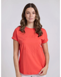 STELLA & GEMMA SOHO CUFF TEE - RED ROTATION