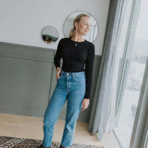 MOKE NZ LINA L/SLEEVE KNIT - BLACK