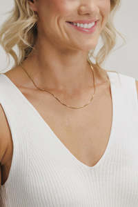 OTHER THINGS - SNAKE NECKLACE - GOLD
