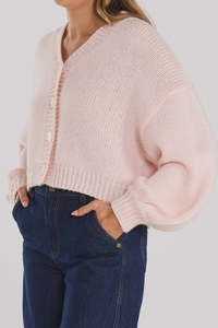 Thing Thing: THING THING HUDDLE CARDIGAN - MILKSHAKE