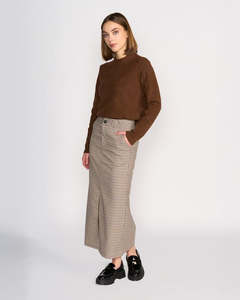 KNEWE MIDI STRAIGHT SKIRT - PAIGE