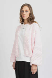 Federation: FEDERATION HONEYCOMB CARDI - PINK