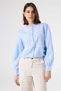 Garcia: GARCIA BLOUSE - BLUE PROVENCE