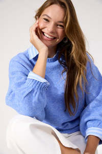 HAVEN OTTAWA JUMPER - BLUE