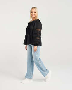 SEDUCE FATIMA TOP - BLACK