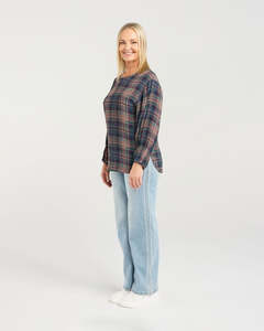 SEDUCE BRYNN TOP - CLASSIC PLAID