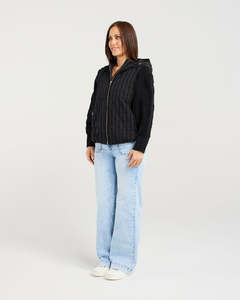 Zafina: ZAFINA JOSSIE JACKET - BLACK