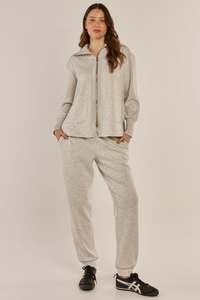 BETTY BASICS SABINA SWEATSHIRT - GREY MARLE