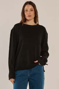 BETTY BASICS LOUIS SWEATER - BLACK