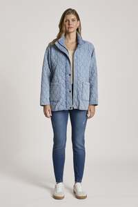 EB & IVE - SANSI QUILTED JACKET - DENIM