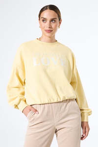 GARCIA LOVE HOODIE - MELLOW YELLOW