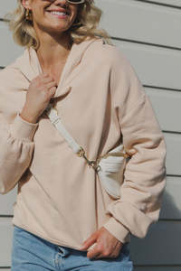 Home Lee: HOME-LEE ALPINE ELLIE HOODIE - PEACH PARFAIT