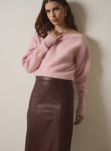 Products: ESMAEE WHISPER OFF SHOULDER KNIT - FLOSS