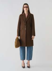 Products: ESMAEE NOMAD COAT - CHOCOLATE