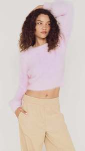 Products: MINK PINK TAHLIA FLUFFY KNIT - LILAC